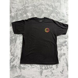 Spitfire Wheels Shirt Mens Extra Large Black Flame Logo Skateboard Tee "The End"